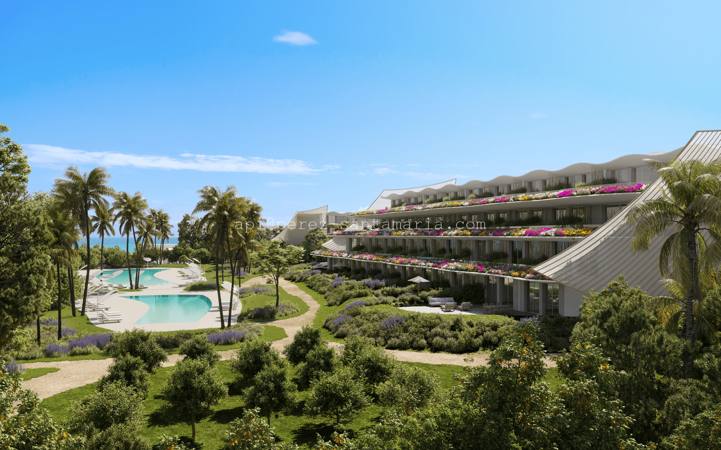 El Albir_E04_Jardin_12-min (2) Atico de nueva construcción en el centro del Albir